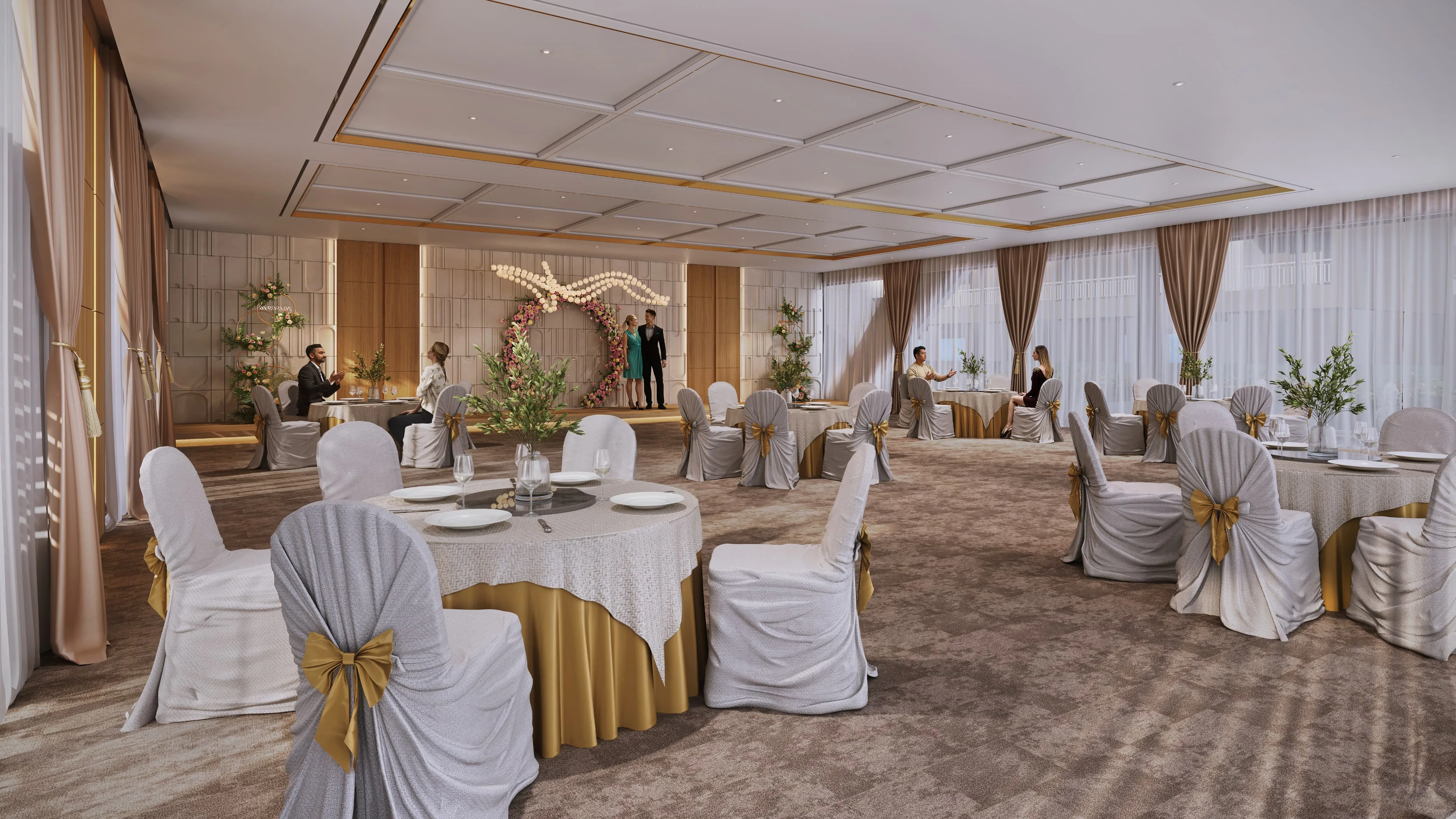 Shakuntal Alentia Double height banquet hall